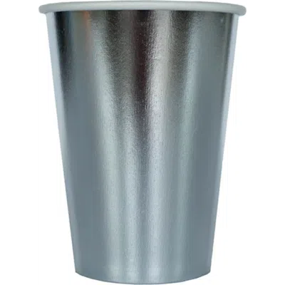 Jollity & Co Shade Collection 12 oz Cups In Silver