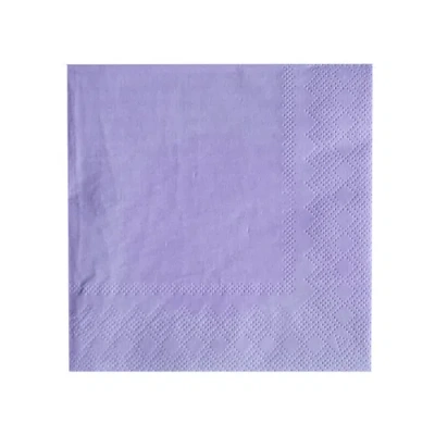 Jollity & Co Shade Collection Large Napkins In Lavender