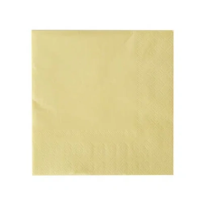 Jollity & Co Shade Collection Large Napkins In Lemon