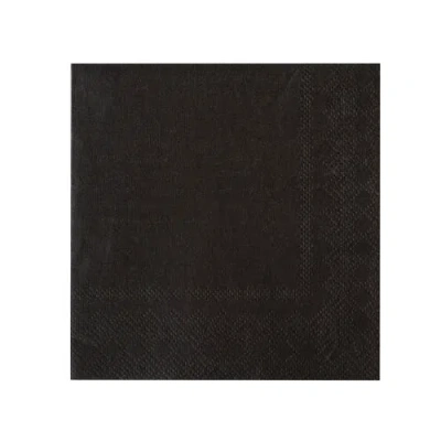 Jollity & Co Shade Collection Large Napkins In Onyx