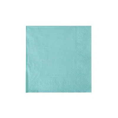 Jollity & Co Solid Color Cocktail Napkins In Green