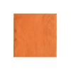 Jollity & Co Solid Color Cocktail Napkins In Orange