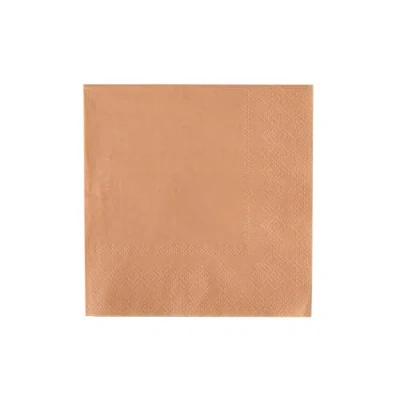 Jollity & Co Solid Color Cocktail Napkins In Sand