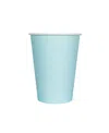 Jollity & Co Solid Shade Colors Paper Party Cups, Set Of 8 In Blue