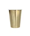 Jollity & Co Solid Shade Colors Paper Party Cups, Set Of 8 In Gold