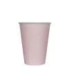 Jollity & Co Solid Shade Colors Paper Party Cups, Set Of 8 In Pink
