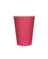 Jollity & Co Solid Shade Colors Paper Party Cups, Set Of 8 In Pink
