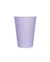 Jollity & Co Solid Shade Colors Paper Party Cups, Set Of 8 In Purple
