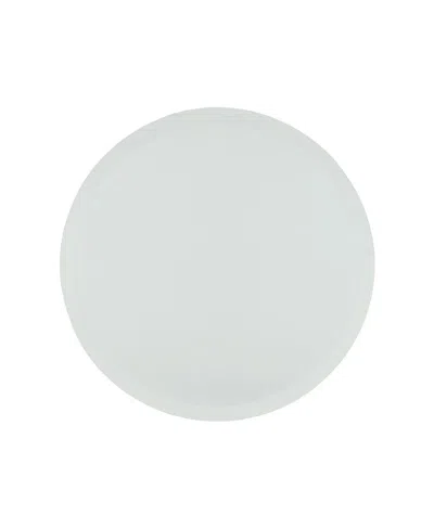 Jollity & Co Solid Shade Colors, Paper Party Dinner Plates, Set Of 8 In White