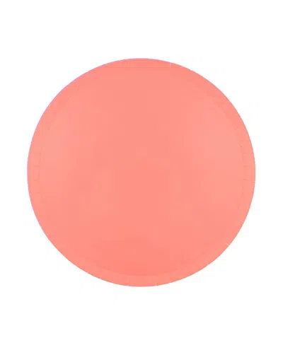 Jollity & Co Solid Shade Colors, Paper Party Dinner Plates, Set Of 8 In Multi