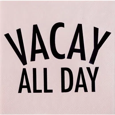 Jollity & Co Summer Themed Cocktail Napkins In Vacay All Day