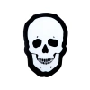 Jollity & Co . White Skull Large Napkins In Multi