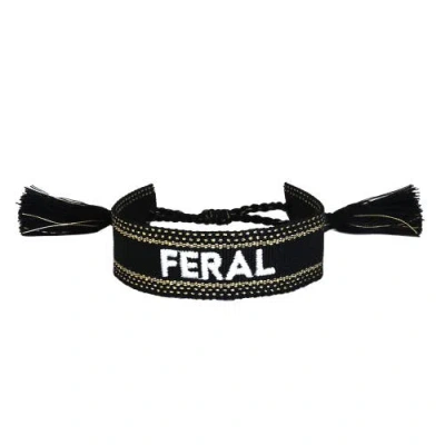 Jollity & Co . Witty Embroidered Bracelets In Green