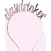 Jollity & Co Witty Metal Headband In Day Drinker