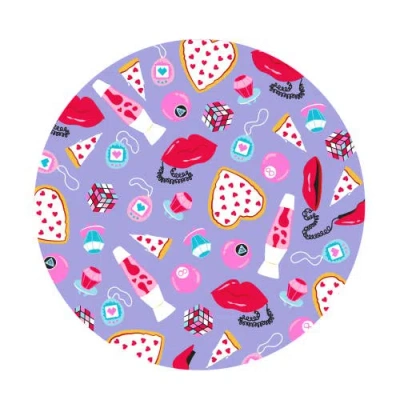Jollity & Co . Y2k Dinner Plates In Blue