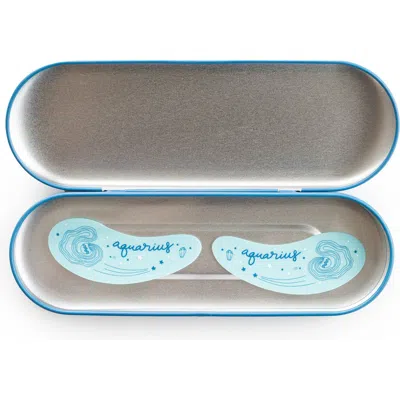 Jollity & Co . Zodiac Silicone Eye Mask, Choose From 12 Zodiac Signs In Blue