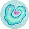 Jollity & Co Zodiac Themed Dinner Plates In Aquarius