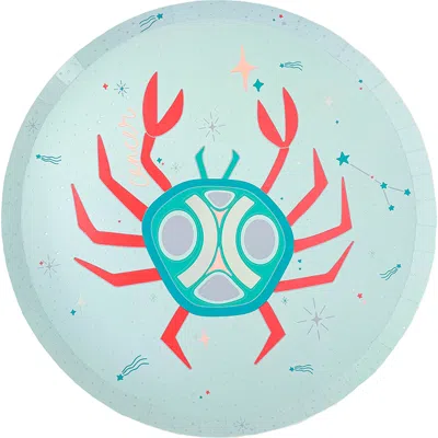 Jollity & Co Zodiac Themed Dinner Plates In Cancer