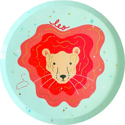 Jollity & Co Zodiac Themed Dinner Plates In Leo