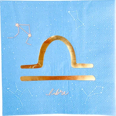 Jollity & Co Zodiac Themed Large Napkins