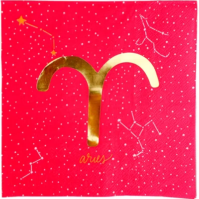 Jollity & Co Zodiac Themed Large Napkins