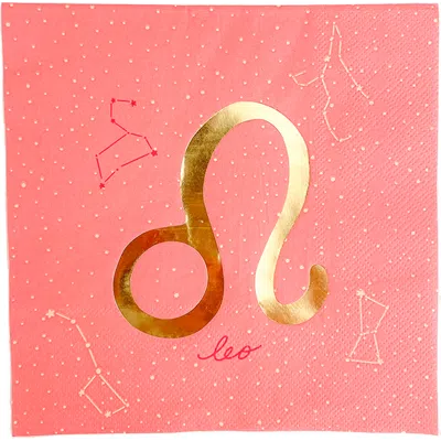 Jollity & Co Zodiac Themed Large Napkins