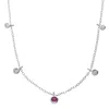 Jollz Jewellery Women's Five Colour Cubic Zirconia Necklace