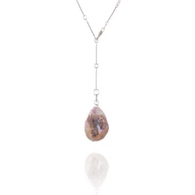 Jollz Jewellery Women's Large Ripple Pearl Necklace