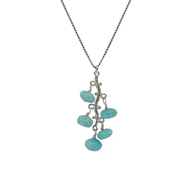 Jollz Jewellery Women's Peruvian Amazonite Branch Necklace