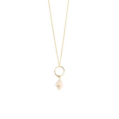 Jollz Jewellery Women's Twisted Ring Keshi Pearl Necklace