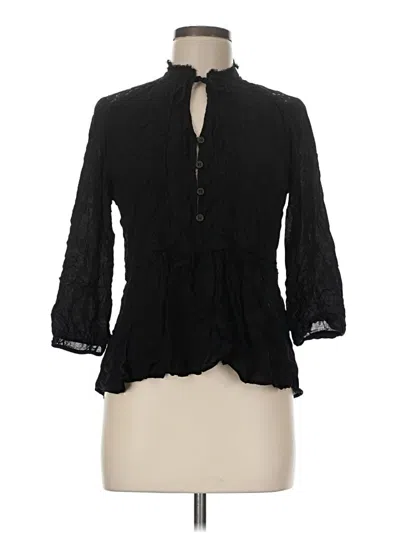 Pre-owned Jolt 3/4 Sleeve Blouse In Black