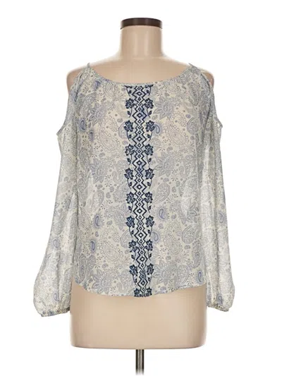 Pre-owned Jolt 3/4 Sleeve Blouse In Blue