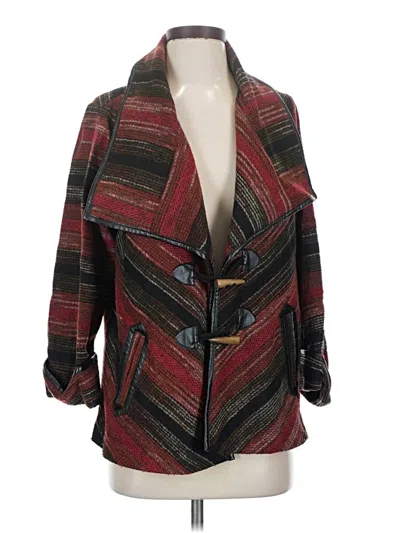 Pre-owned Jolt Blazer Jacket In Burgundy