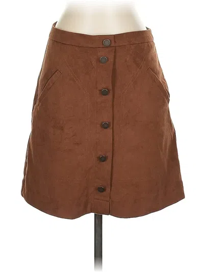 Pre-owned Jolt Casual Skirt In Brown
