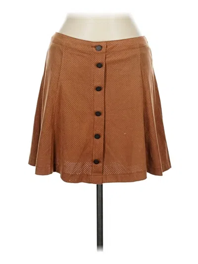 Pre-owned Jolt Casual Skirt In Brown