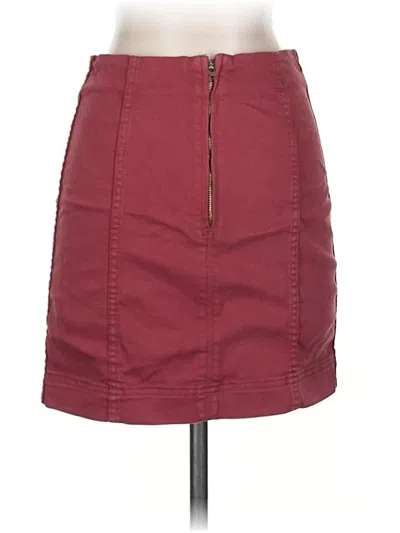 Pre-owned Jolt Casual Skirt In Burgundy