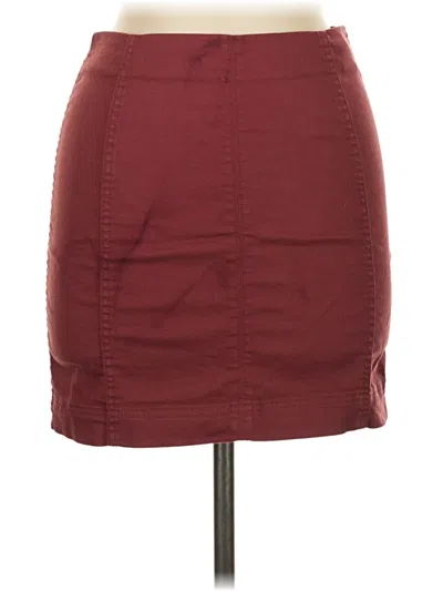 Pre-owned Jolt Casual Skirt In Burgundy