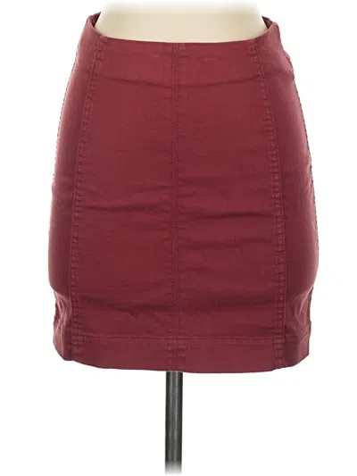 Pre-owned Jolt Casual Skirt In Burgundy