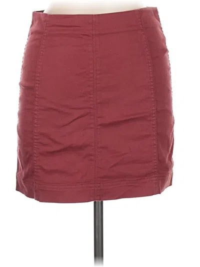 Pre-owned Jolt Casual Skirt In Burgundy