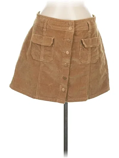 Pre-owned Jolt Casual Skirt In Tan