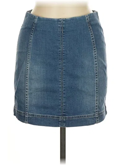 Pre-owned Jolt Denim Skirt In Blue