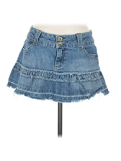 Pre-owned Jolt Denim Skirt In Blue