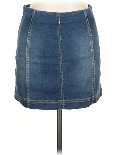 Pre-owned Jolt Denim Skirt In Blue