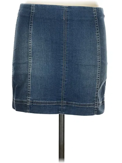 Pre-owned Jolt Denim Skirt In Blue