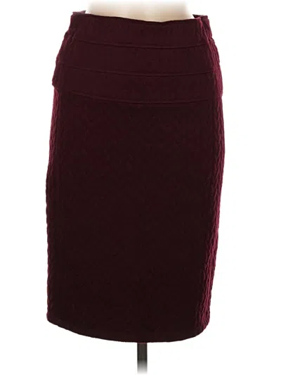 Pre-owned Jolt Formal Skirt In Burgundy