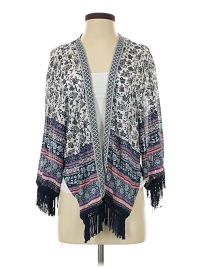 Pre-owned Jolt Kimono In Blue