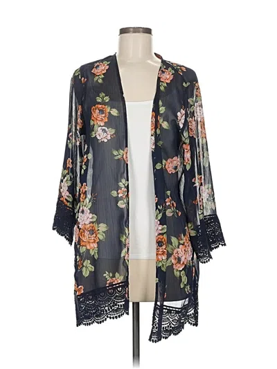 Pre-owned Jolt Kimono In Gray