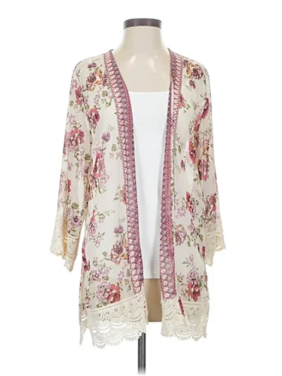Pre-owned Jolt Kimono In Ivory