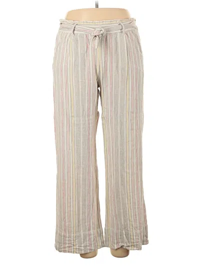 Pre-owned Jolt Linen Pants In Ivory