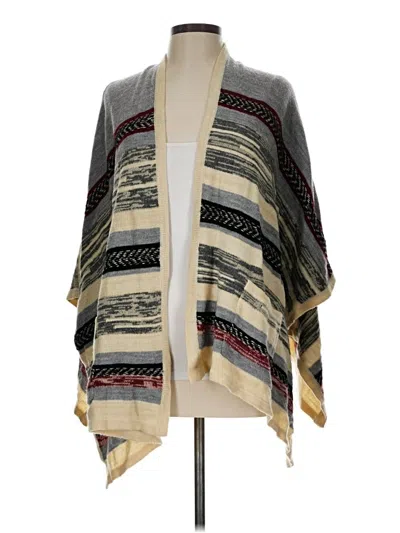 Pre-owned Jolt Poncho In Gray